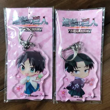 진격의 거인 리바이 엘렌, 스이파라 콜라보 꽃놀이 조사병단 아크릴 키링