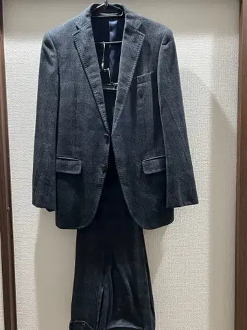 다크 그레이 비즈니스 정장 수트 컴퍼니 160cm-8Drop