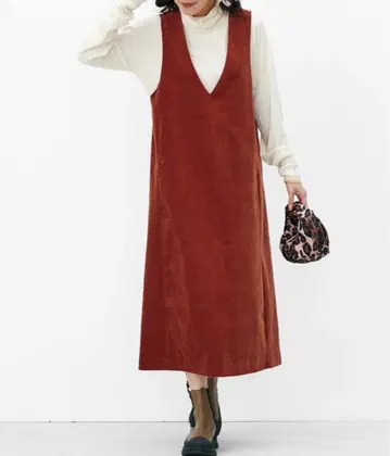 [ 리브인컴포트 오버롤 스커트 ]