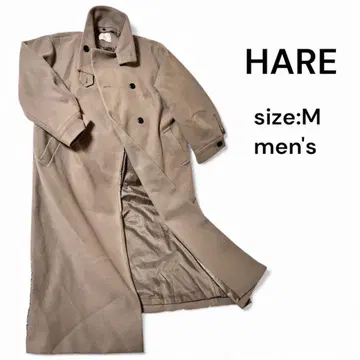 HARE 베이지 롱 코트