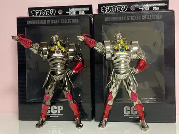 CCP 악마 장군 미들 사이즈 도금 2종 세트 피규어 근육맨