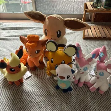 포켓몬 봉제 인형 세트 이브이 님피아 외