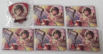 뱅드림 스퀘어 캔뱃지 아크릴 배지 란