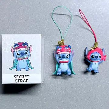 디즈니 스티치 시크릿 스트랩 2종 세트 설날