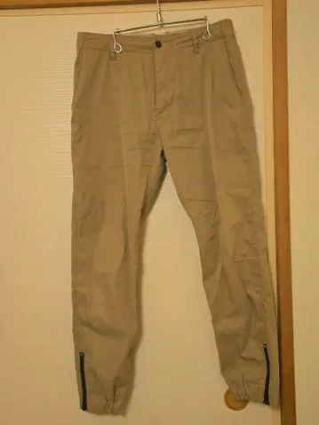 나리후리 베이지 남성용 팬츠 S 사이즈