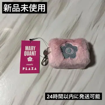 마리콴트 카라비너 포함 파우치 핑크 플라자 한정판