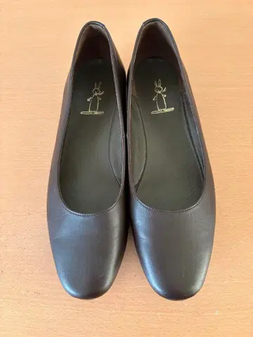 길상사 토끼네 아주 편한 브라운 가죽 플랫슈즈