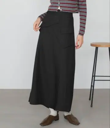 Bab 레이어드 디자인 I라인 스커트