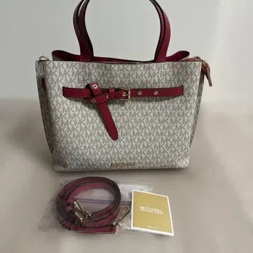 MICHAEL KORS 마이클코어스 에밀리아 MK 패턴 토트백