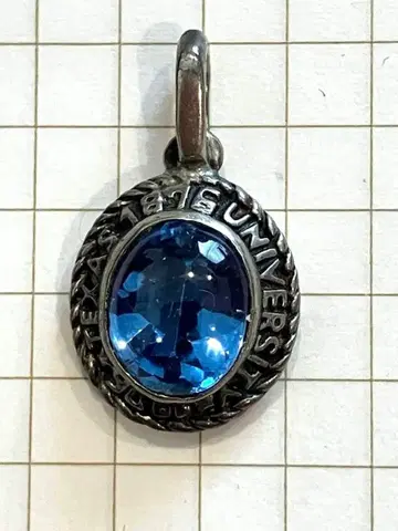 합성 스피넬 카보숑컷 스타일 펜던트 탑