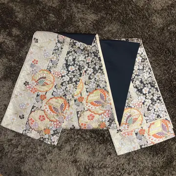 [ 후쿠로 오비 ] 작가명 있음 고급 육통 후쿠로 오비 성인식 나비