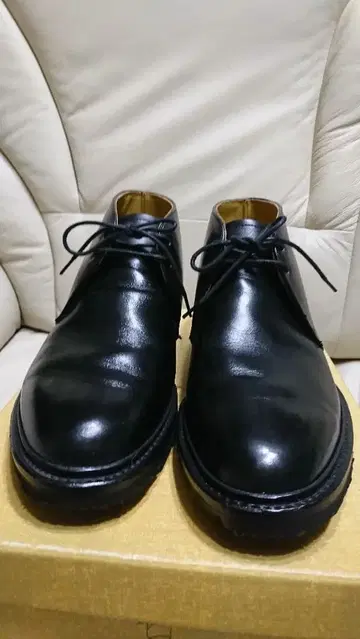 REGAL 블랙 가죽 드레스 슈즈