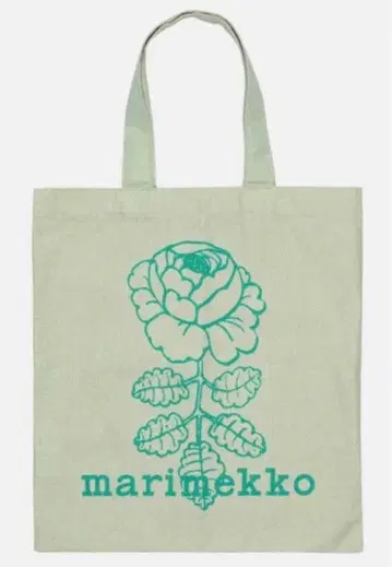 미사용 새상품 마리메꼬 비히루스 토트 백 그린