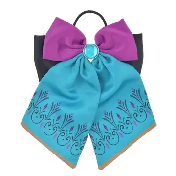 엘사 헤어 포니 리본