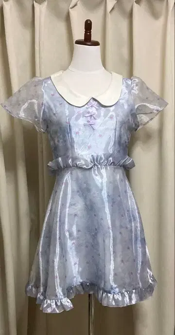 메이셰 meije 반팔 톱니바퀴 하트 원피스 새상품 미사용