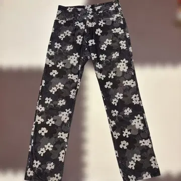 DANCE WITH DRAGON 스컬 벨로아 느낌 팬츠 2