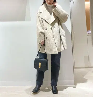 개럴개런트 오쿠사 나오코 씨 콜라보 모헤어 샤기 코트