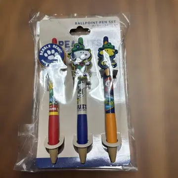 미개봉 새상품 usj 스누피 볼펜 3개 세트