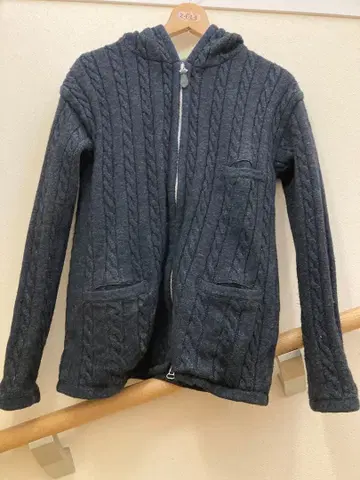 45R 코튼 울 후드티