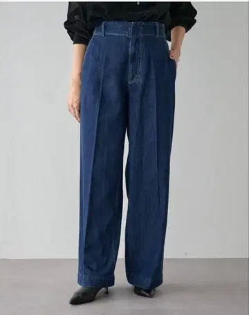 새상품 비어즐리 데님 슬랙스 팬츠 사이즈 0