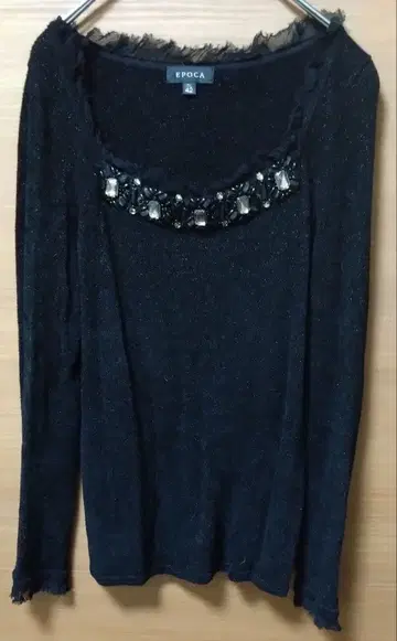 새상품급 에포카 니트 비쥬 블랙 사이즈 42