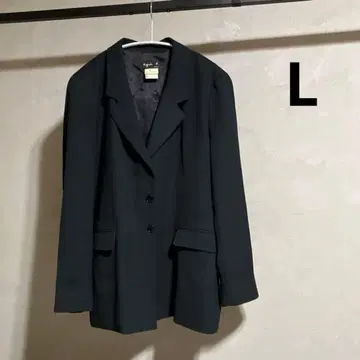 90s 아녜스 베 테일러드 자켓 프랑스제 블랙 L 상당
