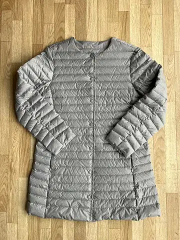 알파 큐빅 다운 롱 자켓 라이트 그레이 XL