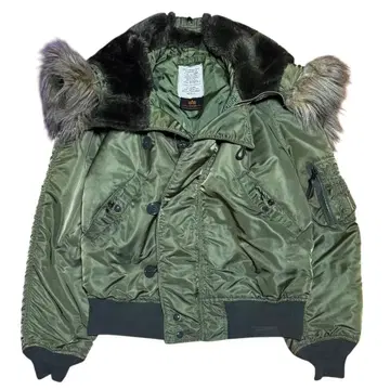 ALPHA 90s USA제 빈티지 N-2B 짧은 기장 플라이트 자켓 M