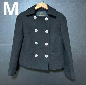 CLATHAS 블랙 M 테일러드 자켓 38