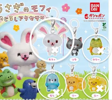 토끼 모피 메지루시 액세서리 리 수 6개 세트