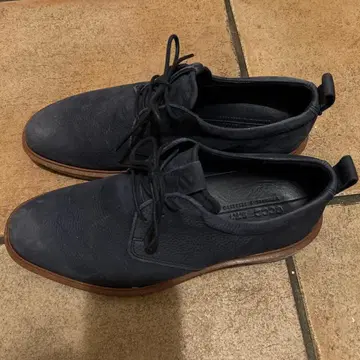 Ecco 네이비 스웨이드 캐주얼 슈즈