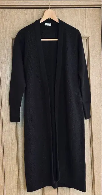 ESTNATION 니트 롱 가디건 허리 벨트 포함