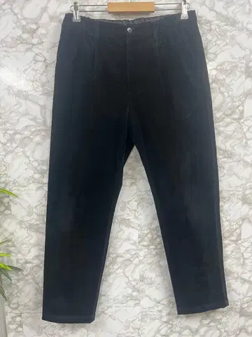 URBAN RESEARCH DOORS 코듀로이 슬랙스 블랙