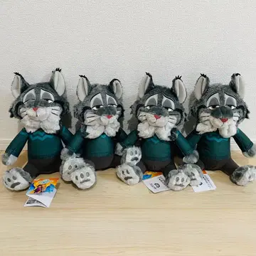 주토피아2 L 봉제 인형 PAWBERT 파우바트 4개 세트 야마다 료스케