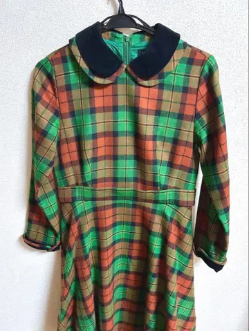 제인 마플 타탄 체크 원피스