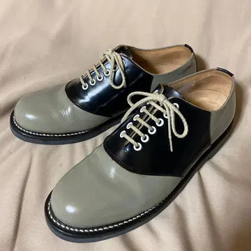 REGAL 안장 신발 그레이 블랙