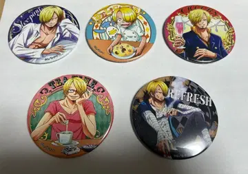 원피스 야라이 캔뱃지 야라이 상디 SANJI 전 10종 세트