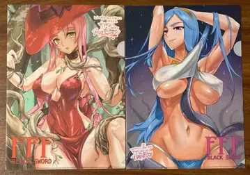 FFF BLACK SWORD 클리어 파일 세트 사토 쇼지