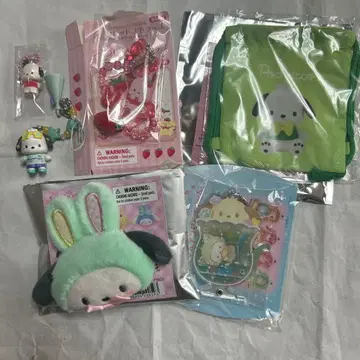 [ 새상품 ] Sanrio 포차코 굿즈 6세트