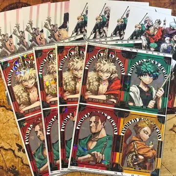 최강 점프 1월호 부록 히로아카 나의 히어로 아카데미아 4세트