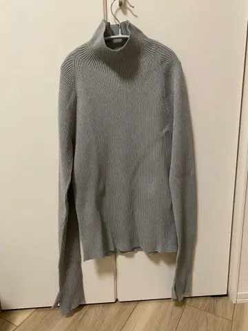 ETRE TOKYO 홀가먼트 썸홀 하이넥 니트 풀오버