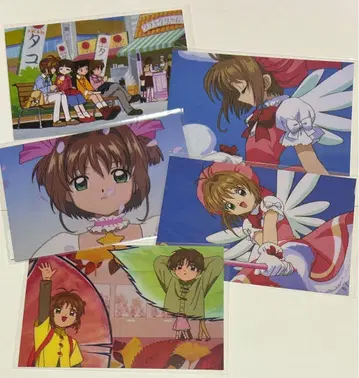 CC 사쿠라. 카드캡터 사쿠라 25주년 엽서 5장