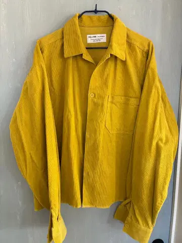 저널 스탠다드 RELUME 머스타드 코듀로이 셔츠 L