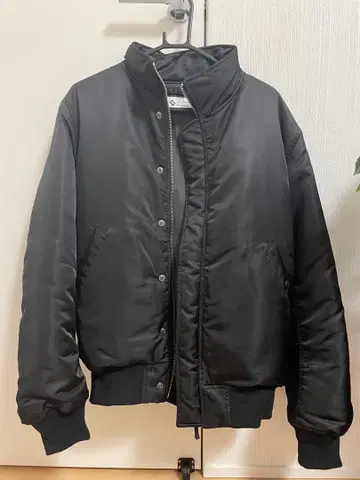 블랙 MA-1 플라이트 자켓