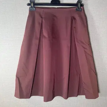 [ TOTALIT ] (38) 브라운 A라인 스커트 고급 소재