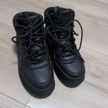 푸마 MAYRA 마이라 하이컷 스니커즈 블랙 스노우 신발