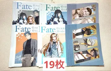 Fate/Grand Order 클리어 파일 로손 6종 19매 세트