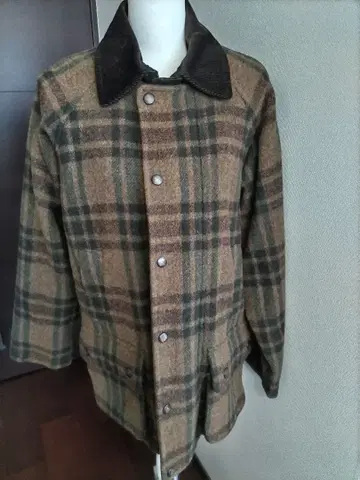 EASTBOY 격자 무늬 블루종