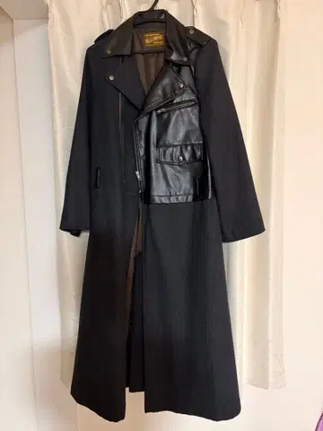 BELLE VINTAGE 블랙 롱 코트