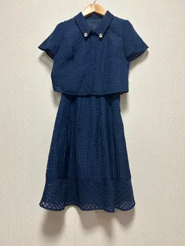 네이비 비쥬 세트업